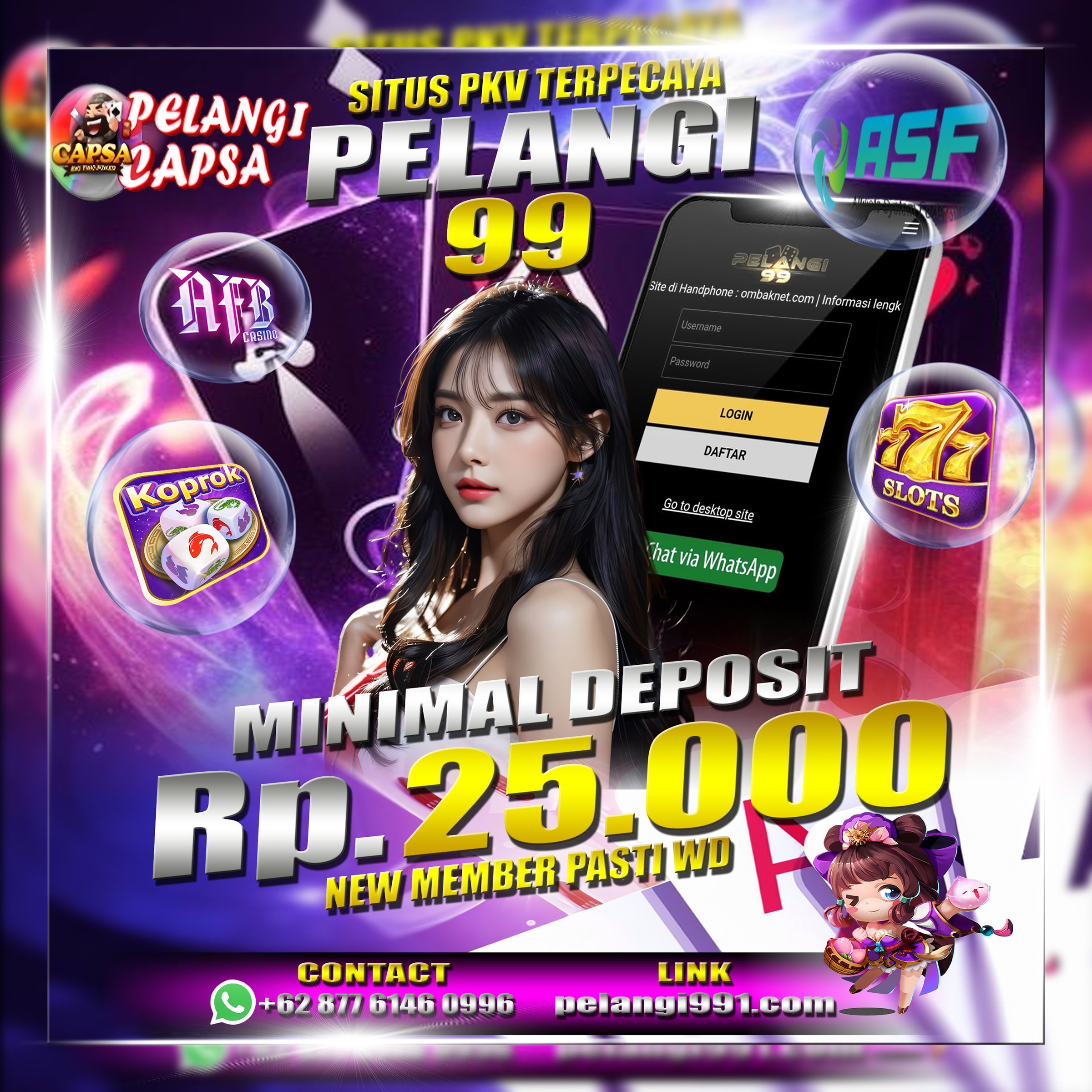 PELANGI99 Banner